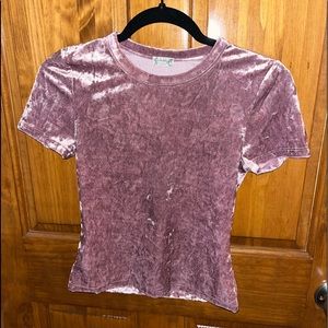 Pink Velvet Free People Top